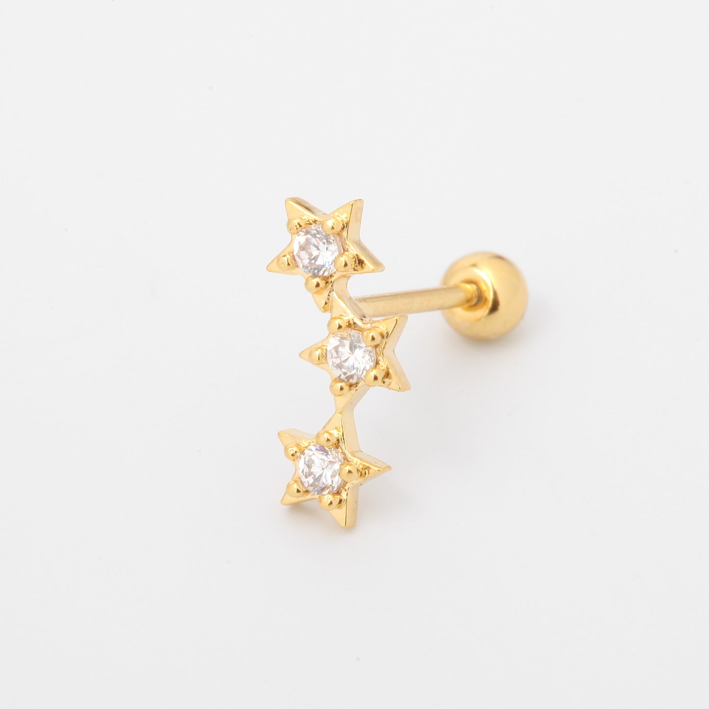 Tiny Constellation Screw Back Earring