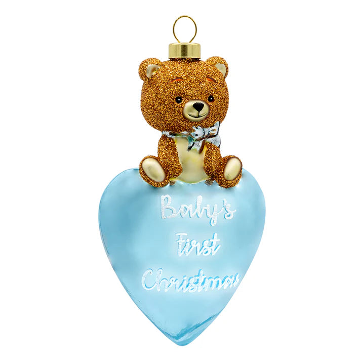 Baby Boy Bear Ornament