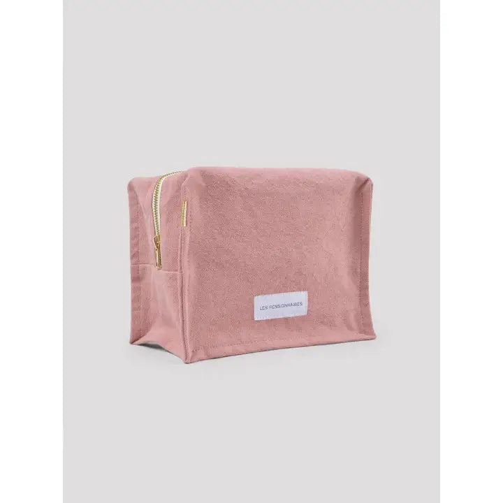 Toiletry Bag Cube in Organic Cotton Canvas