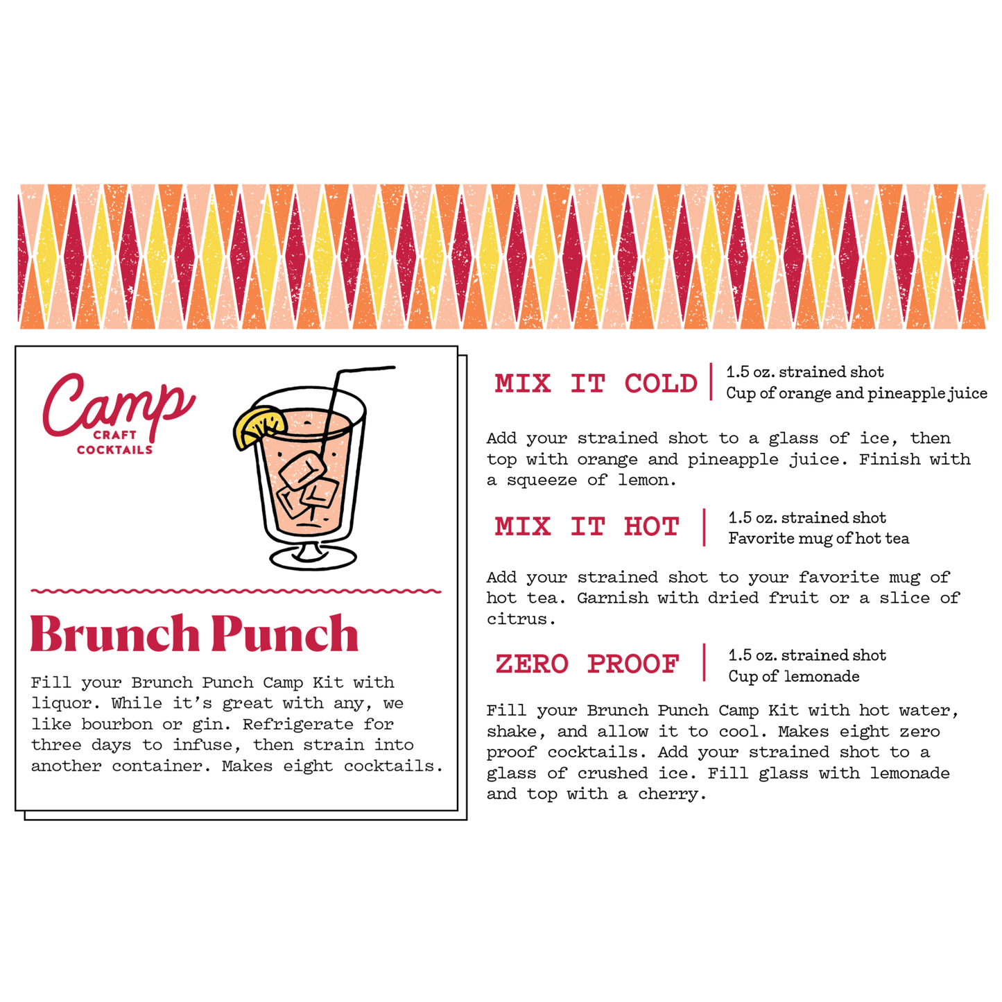 Camp Craft Cocktail | Brunch Punch