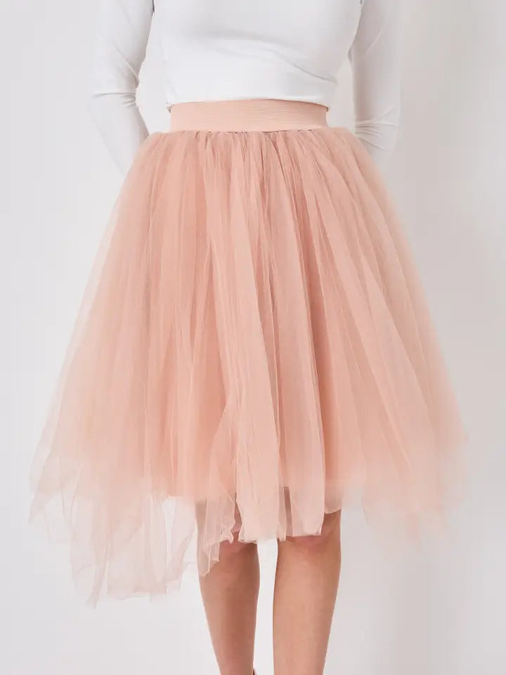 Mid-Length Tulle Tutu Petticoat