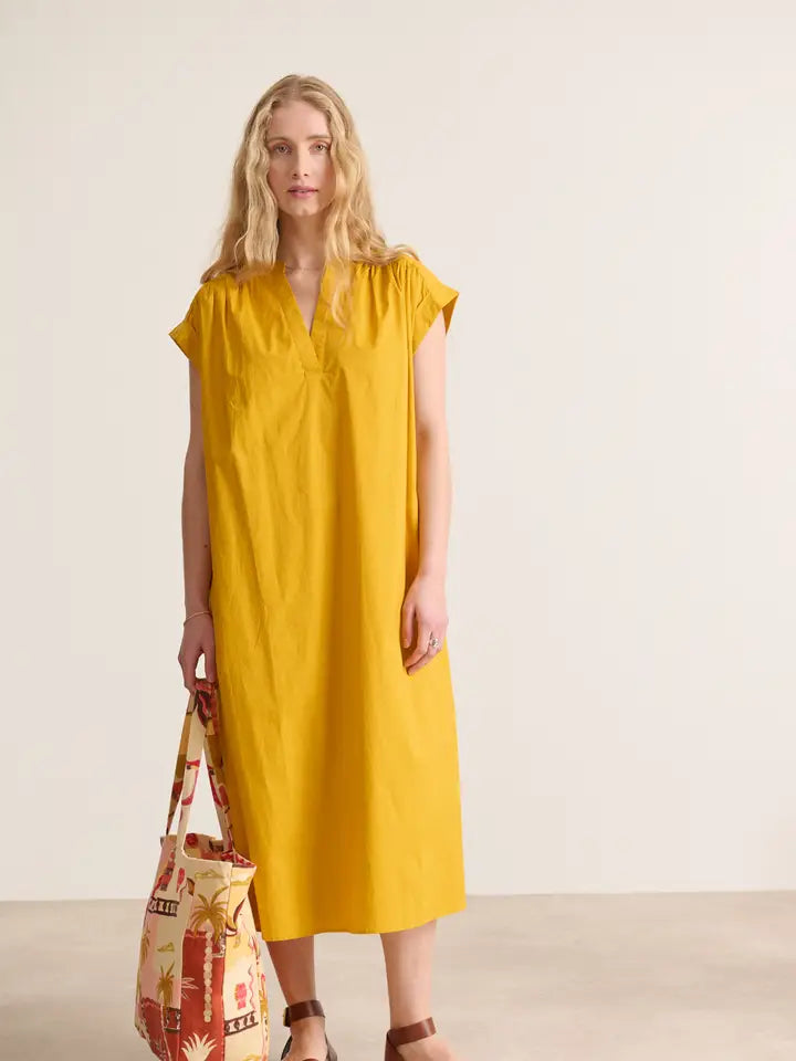 Long Poplin Dress