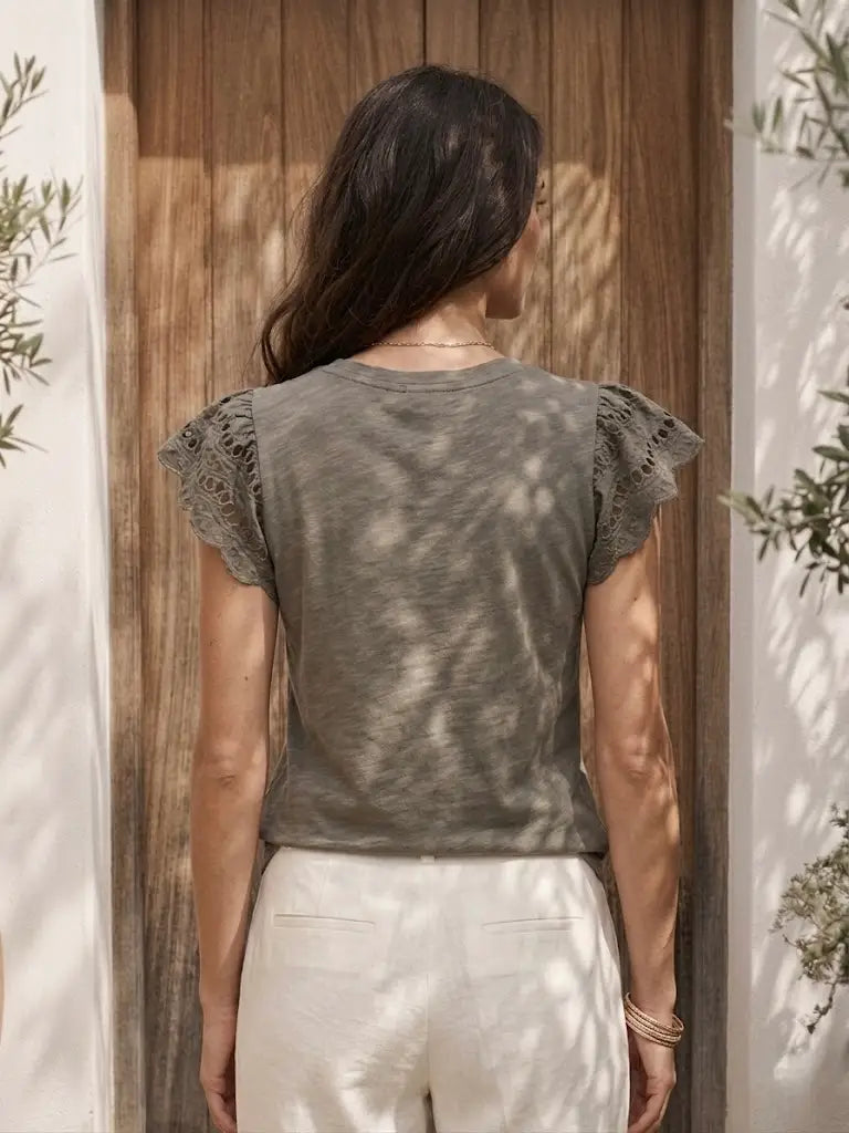 Cotton Top with Sleeves