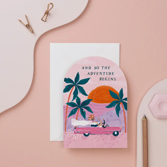 Adventures Wedding Card | Bride & Groom Card | Wedding Cards