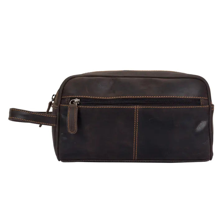 Leather Banff Toiletry Bag
