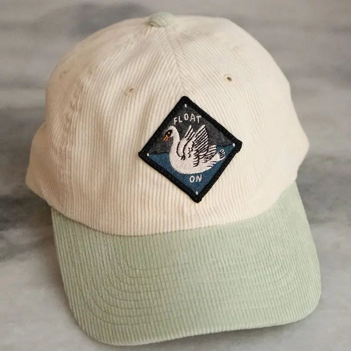 Float On Patched Corduroy Dad Hat