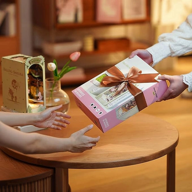 Book Nook Kits For Adults - Falling Sakura