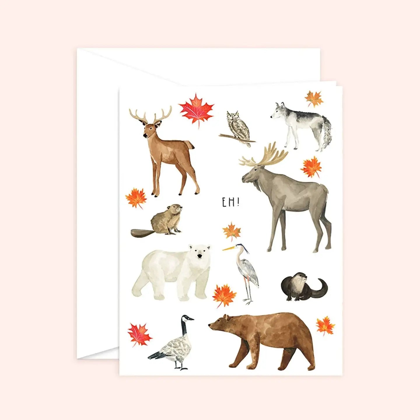 Canada Eh Card | Canadian Animals