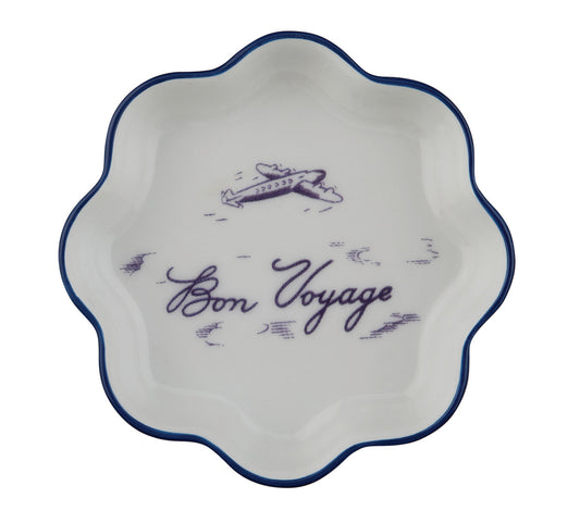 Grand Tour Paris Trinket Dish - Bon Voyage