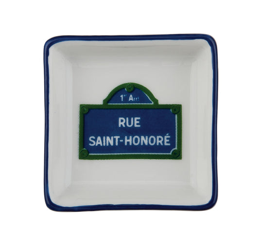 Grand Tour Paris Trinket Dish - Rue Saint Honore