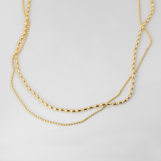 The Oval Ball Chain Necklace