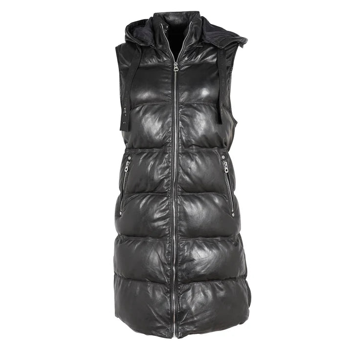 long puffer Vest