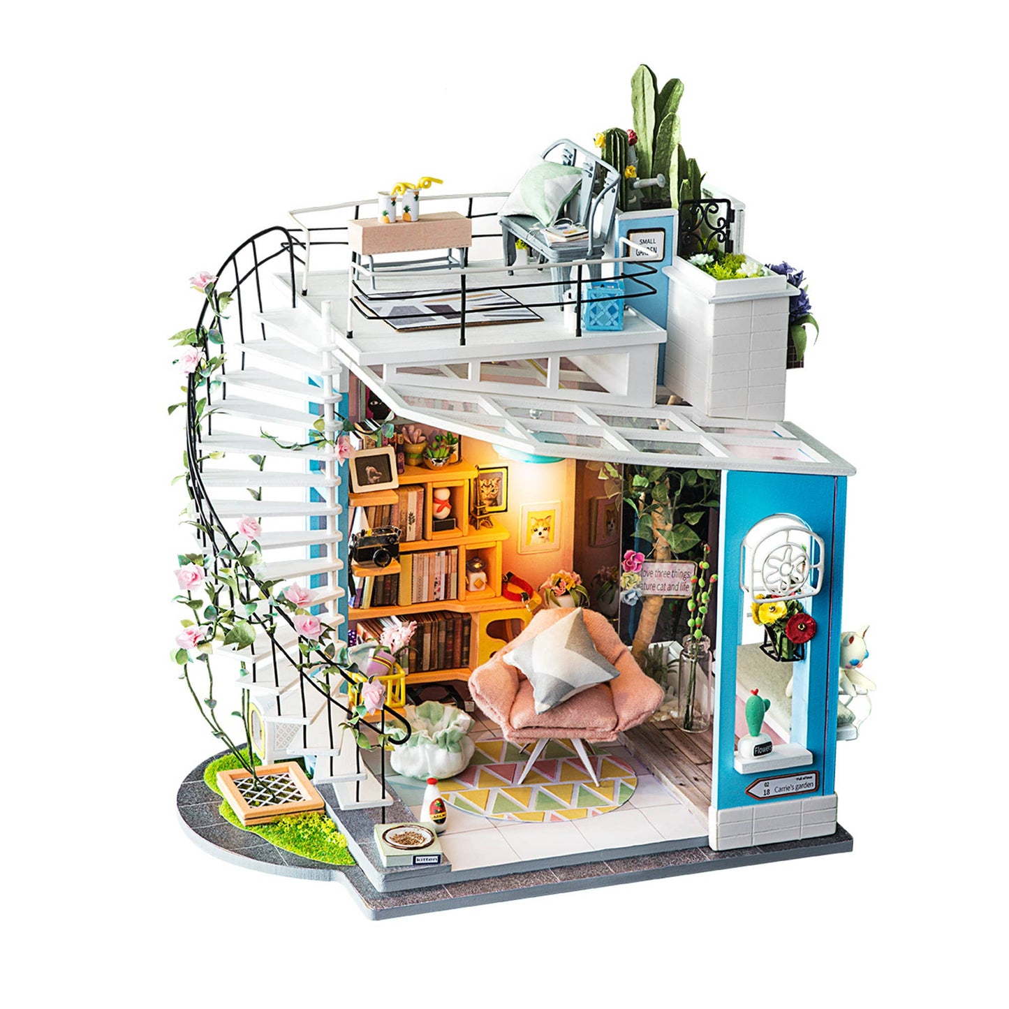 DIY Miniature Model Kit: Dora's Loft