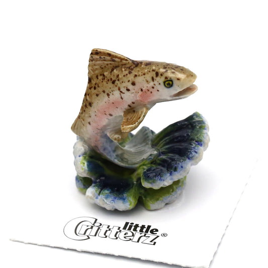 Angler Trout Porcelain Miniature