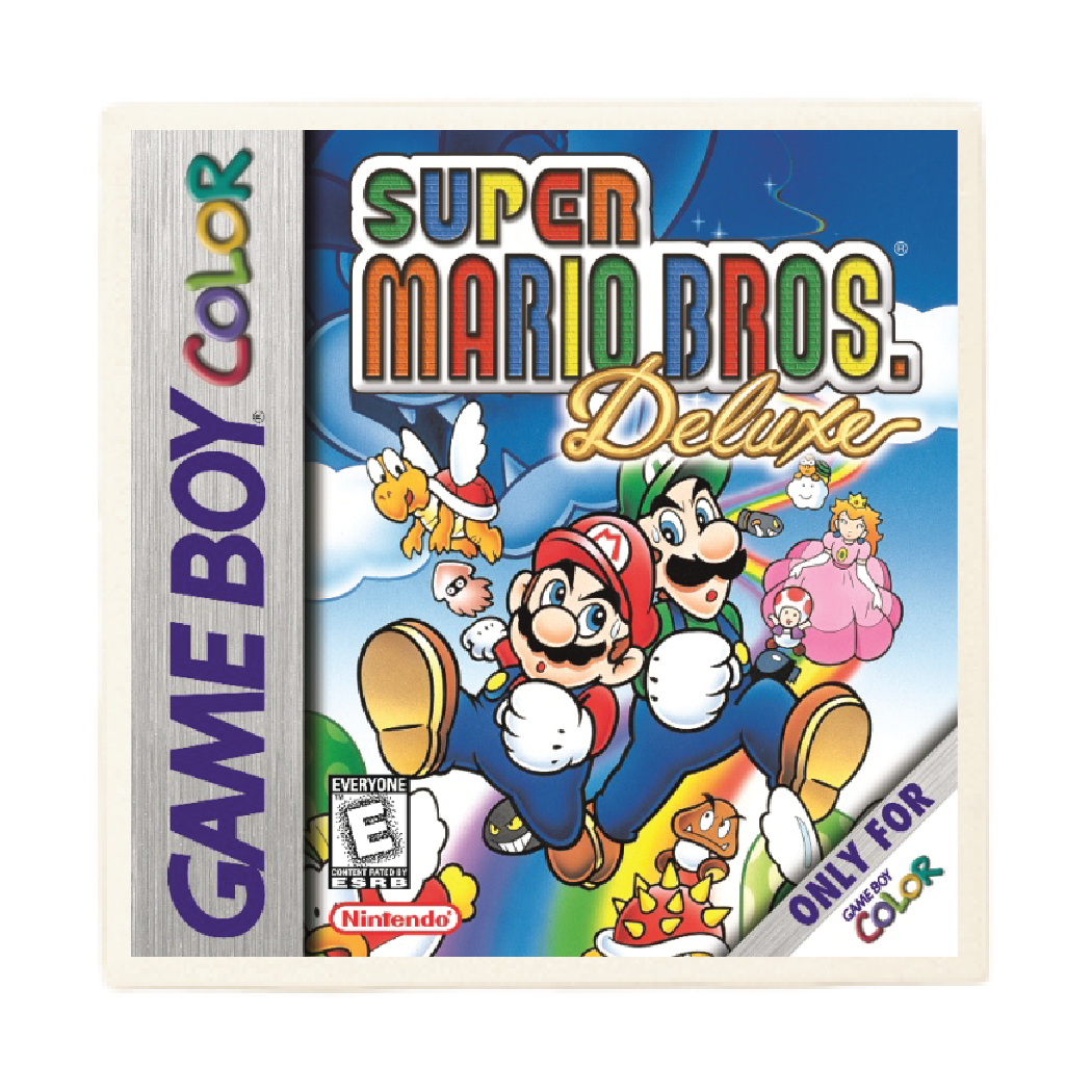 Super Mario Bros Deluxe Game Boy Coaster