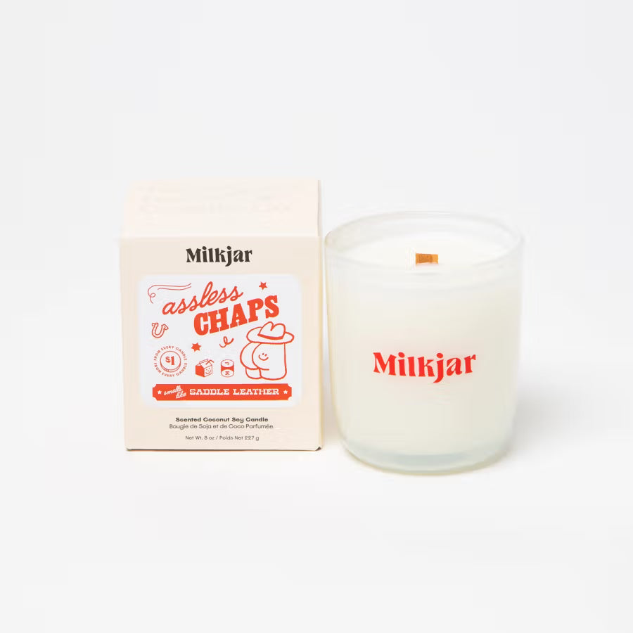 Assless  Chaps | 8oz Coconut Soy Candle