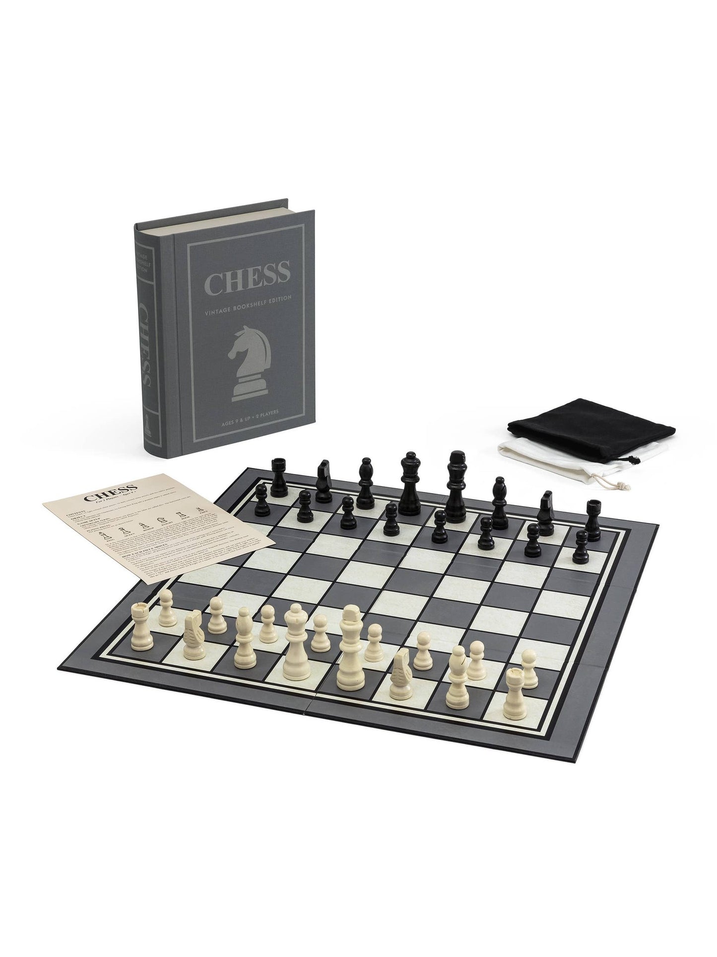 WS Game Company Chess Vintage Bookshelf Edition