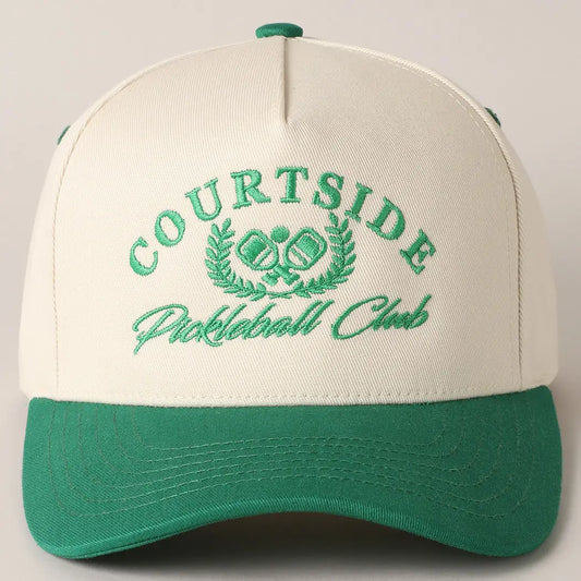 Courtside Pickleball Club Two Tone Trucker Hat
