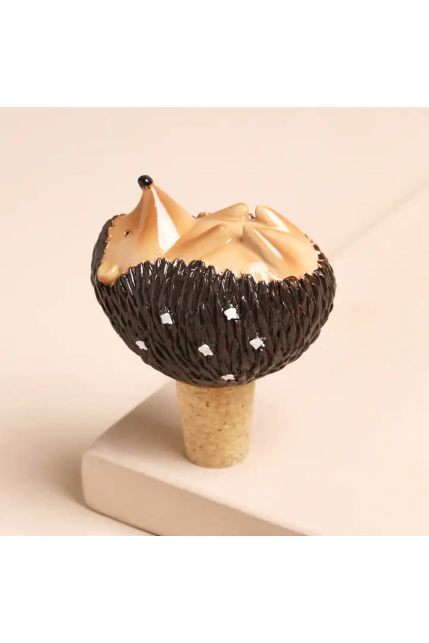 Hedgehog Cork Bottle Stopper