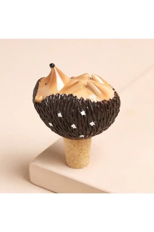Hedgehog Cork Bottle Stopper