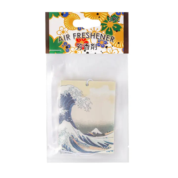 Kanagawa Wave 3 Piece Air Freshener Pack White Sage Scent