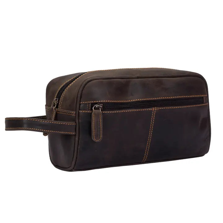 Leather Banff Toiletry Bag