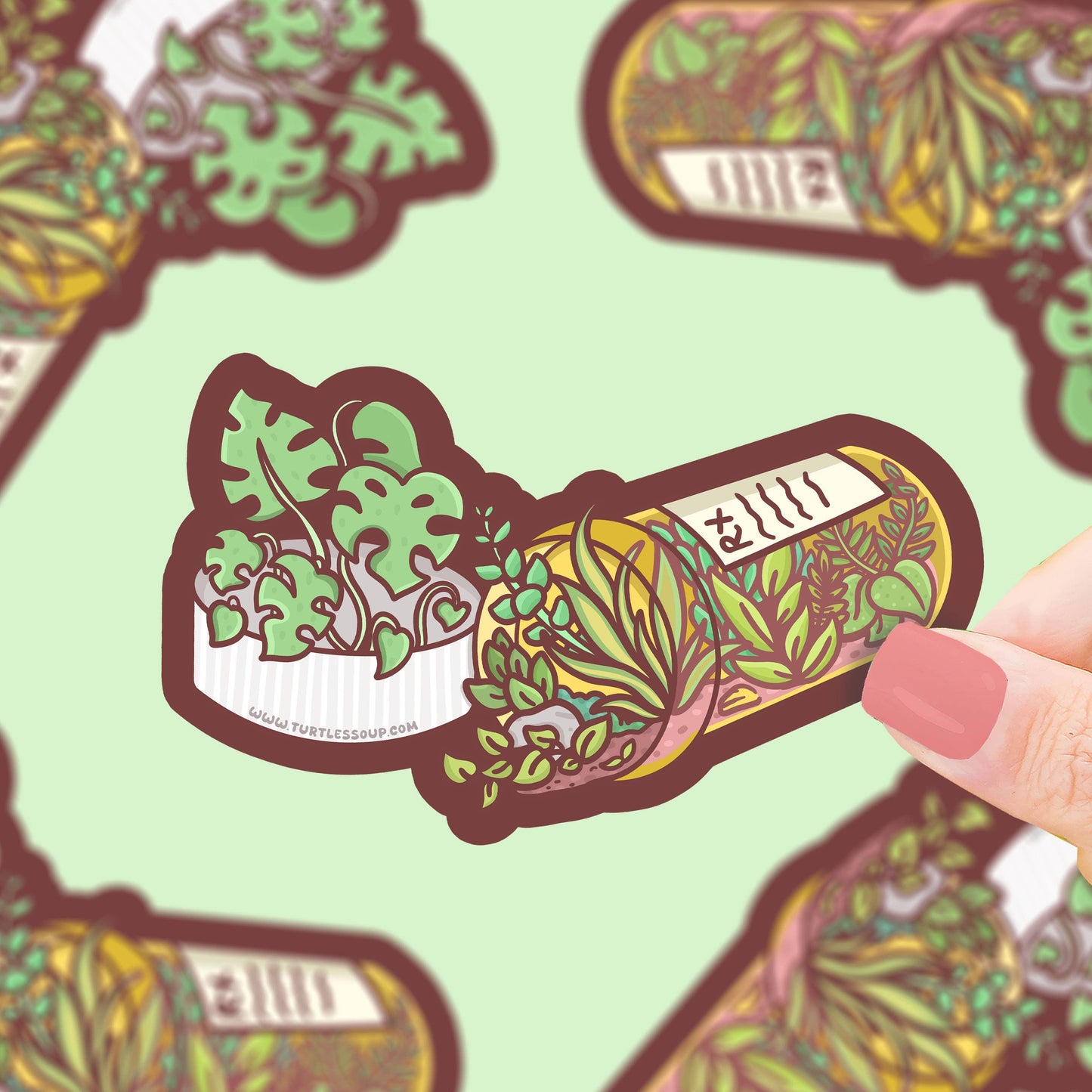 Plant RX Prescription Vinyl Sticker