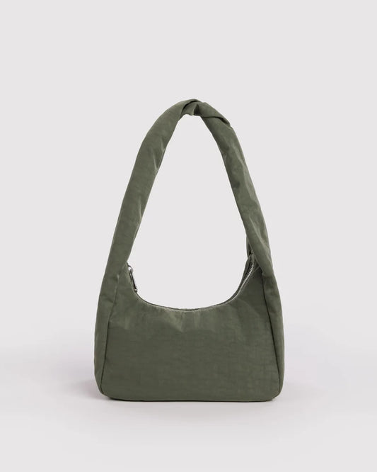 Small Nylon Meringue Bag - Caper