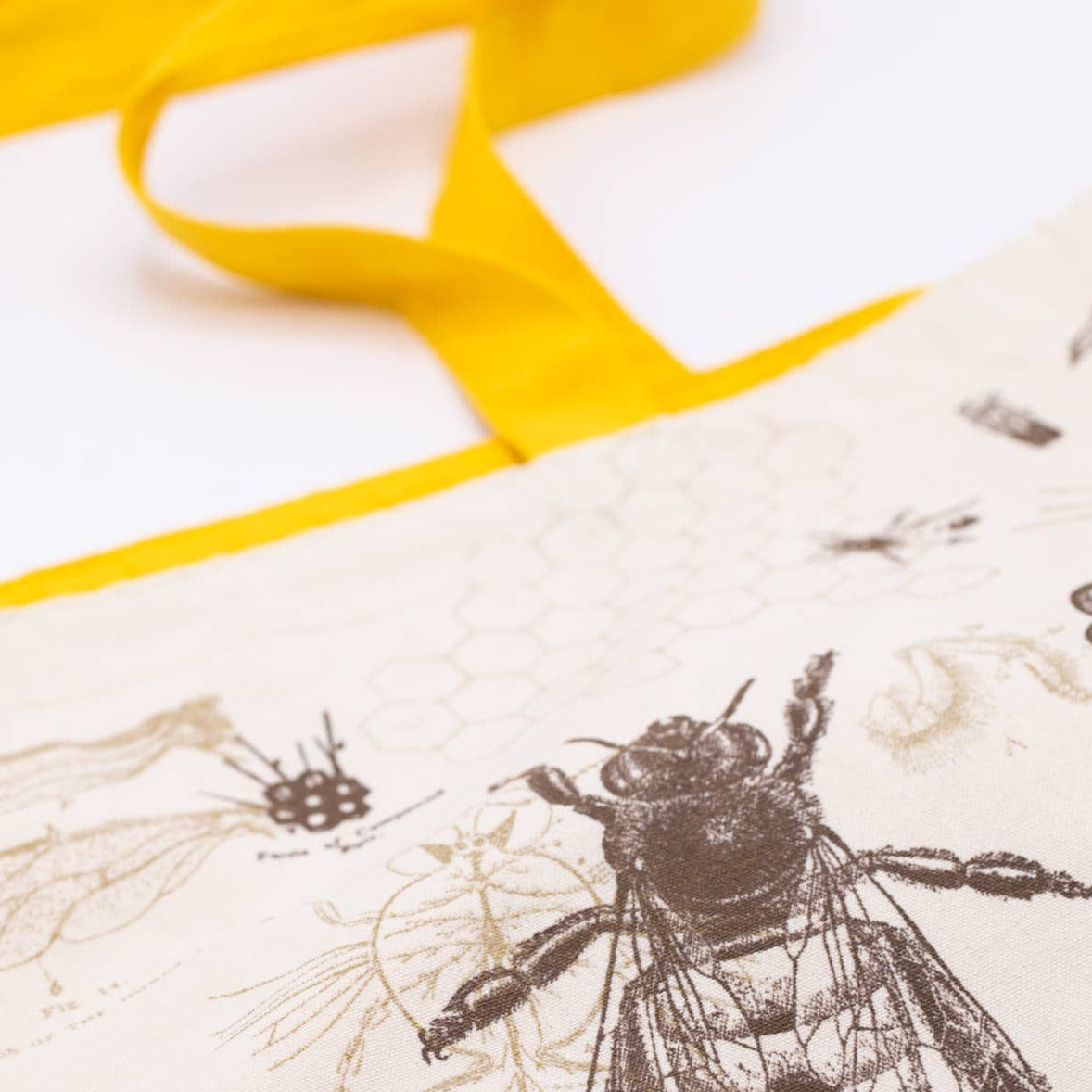 Honey Bee Canvas Shoulder Tote