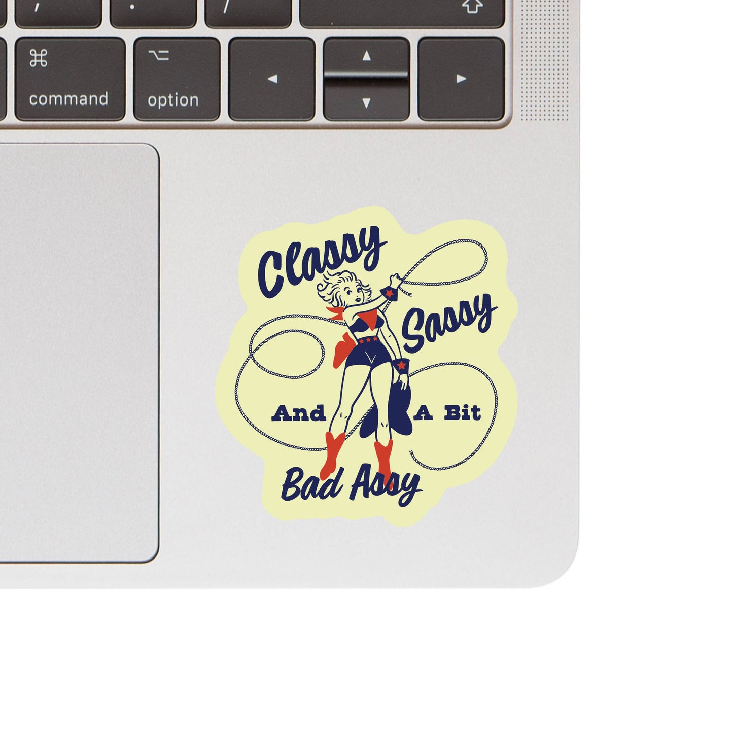 Classy Badass Cowgirl Vinyl Sticker