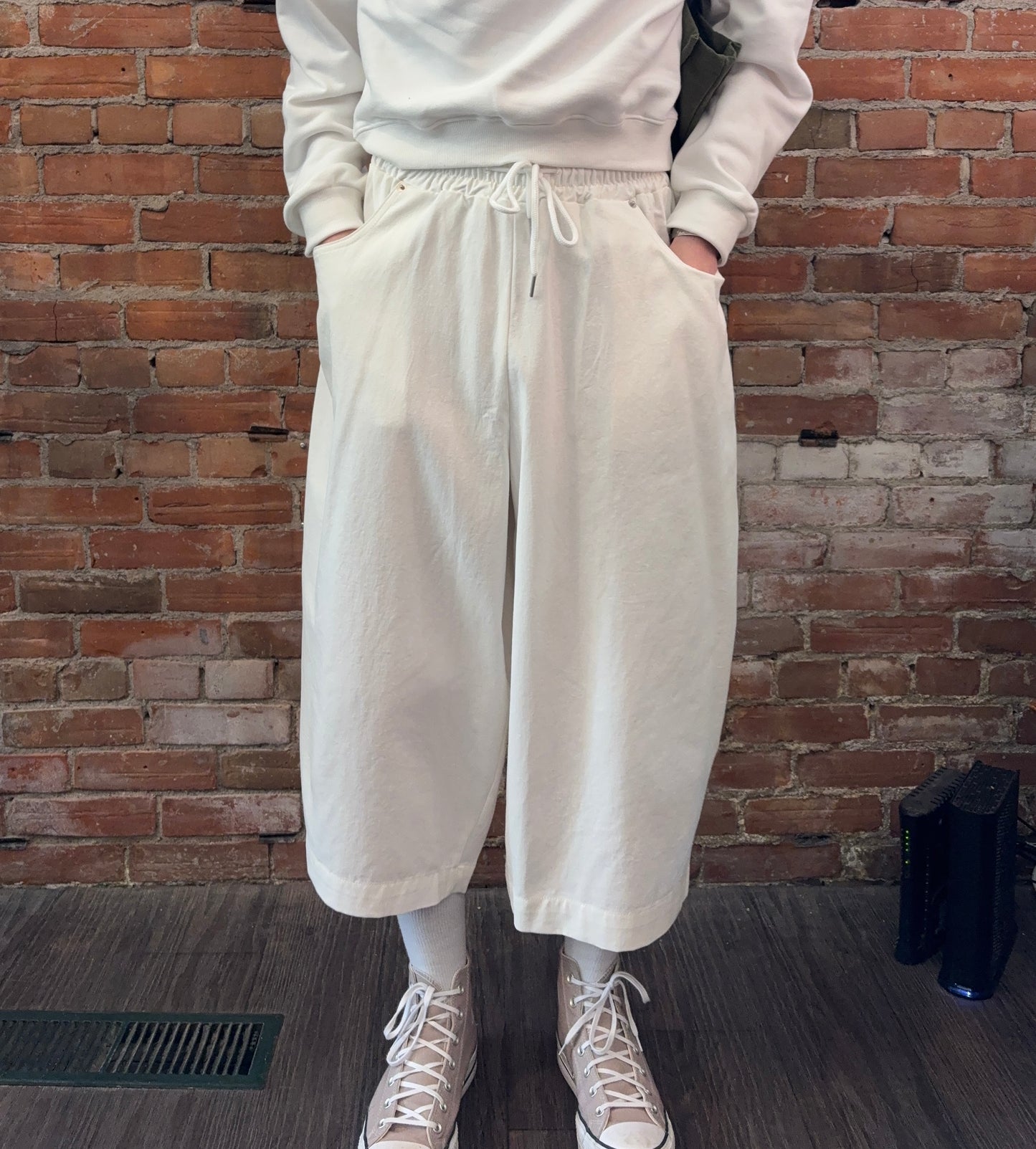 Balloon Drawstring Cargo Pants