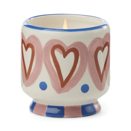 A Dopo Heart Ceramic Vessel Candle | Rosewood Vanilla