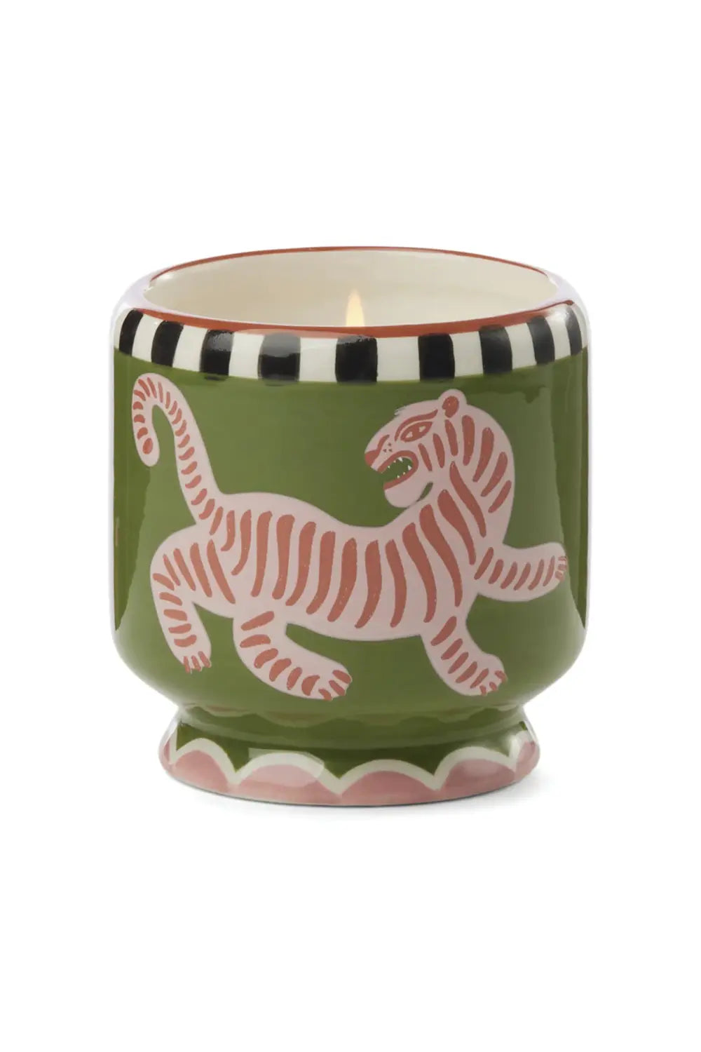 A Dopo Tiger Ceramic Vessel Candle | Black Cedar & Fig