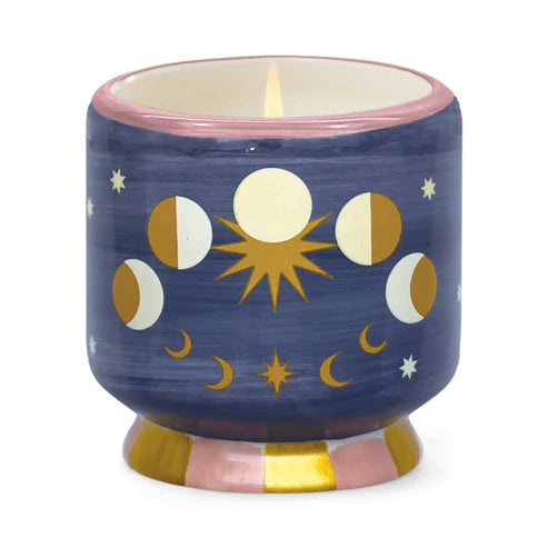 A Dopo Moon Phases Ceramic Vessel Candle | Jasmine & Rose