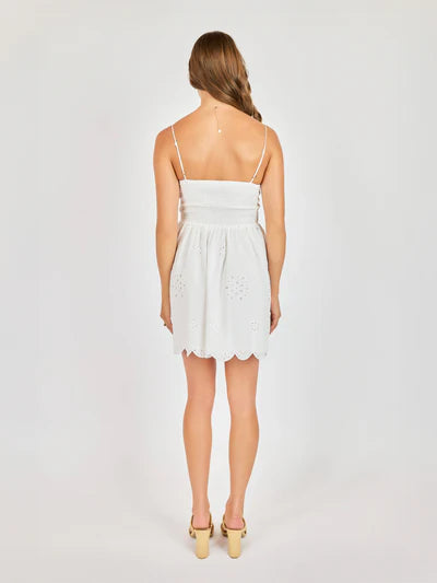 Bloom Eyelet Mini Dress
