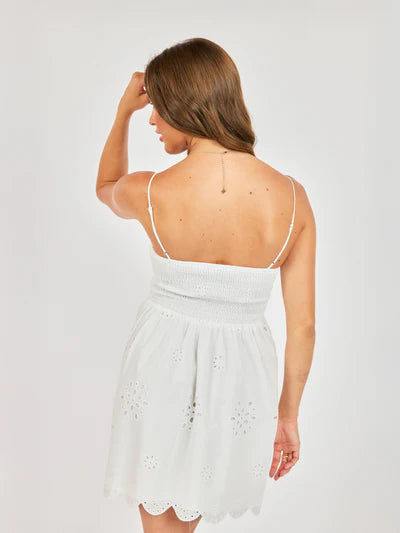 Bloom Eyelet Mini Dress