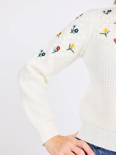 Bettie Embroidered Sweater