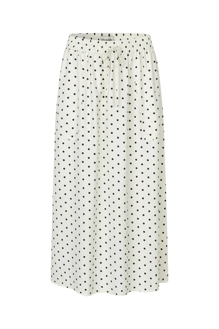 AkaneLL Midi Skirt | Dot Print