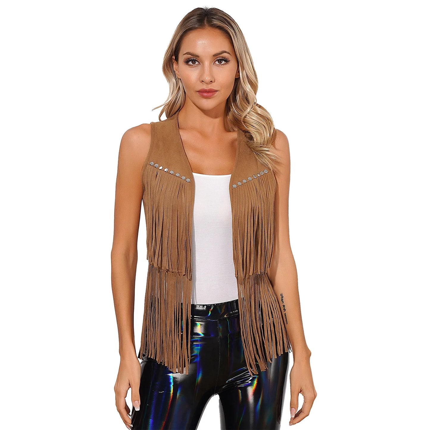 Western Fringe Cowgirl Vest