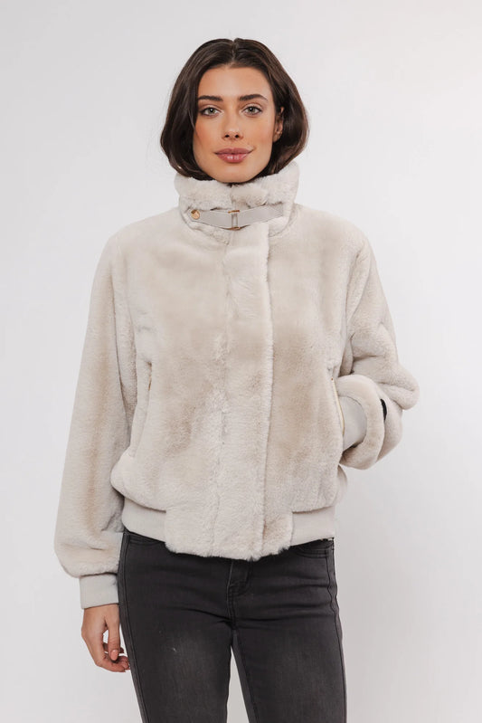 Ambra Short Faux Fur Jacket