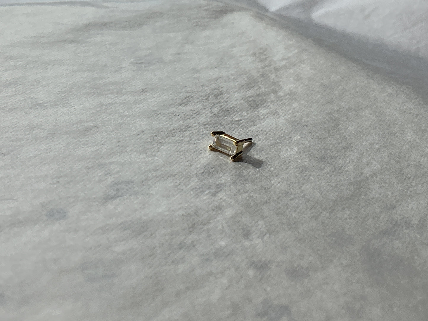 Elegant Flatback Stud Earring