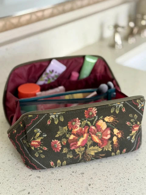 Travel Cosmetic Organizer -  Crafted Bouquets Chocolate