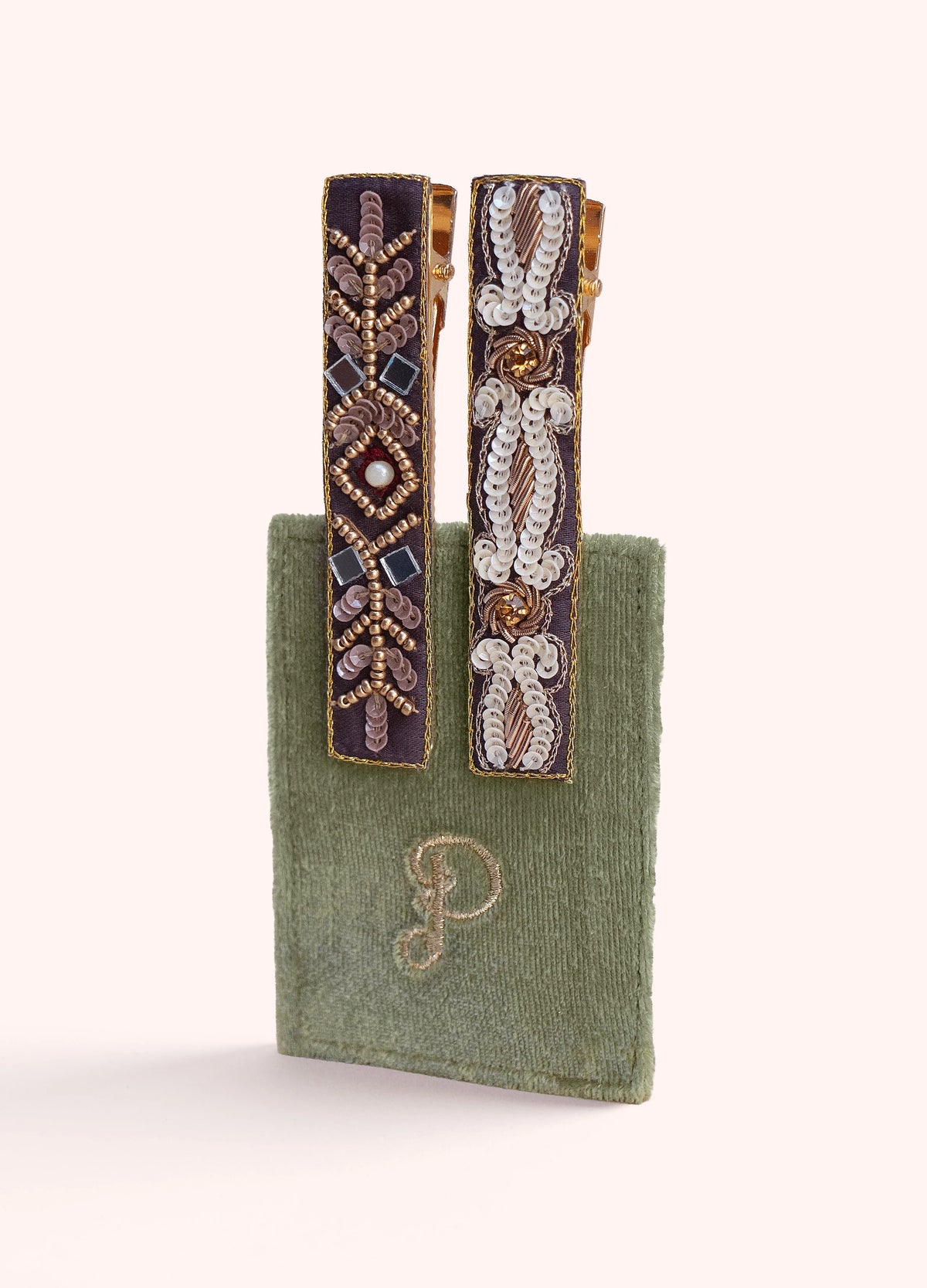 Embellished Hair Bars | Tree and Swirls