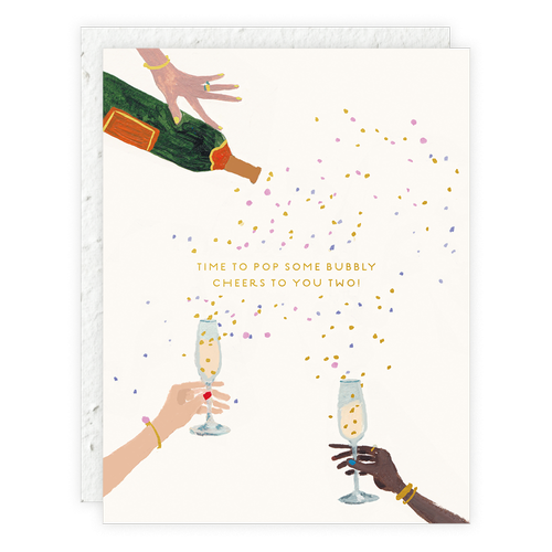 Pop Some Bubbly - Birthday Card