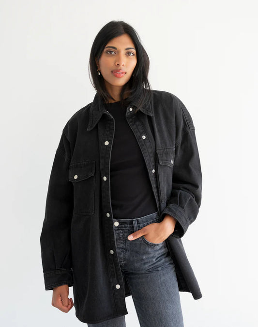 Shania Jacket | Washed Black