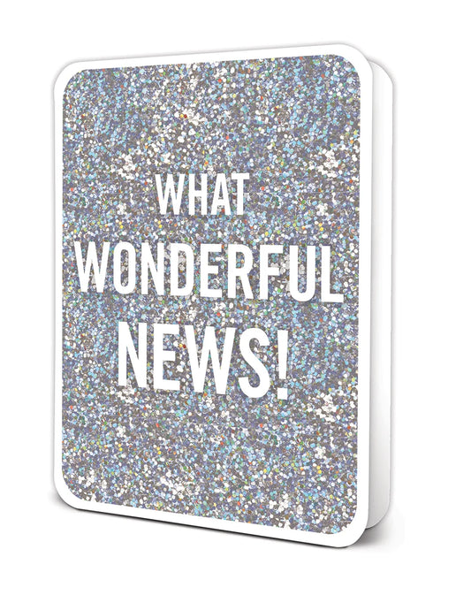 Wonderful News Greeting Card