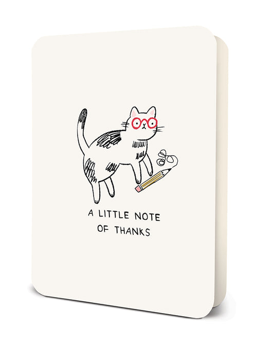 A Little Note of Thanks Card