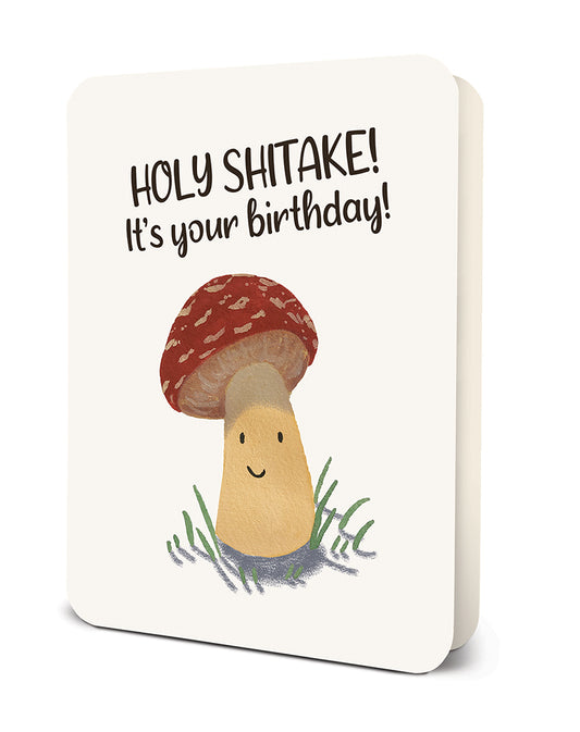 Holy Shitake! Greeting Card