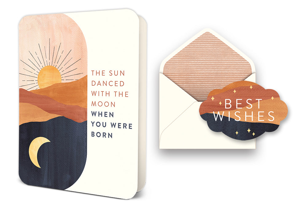 The Sun Danced With The Moon Greeting Card