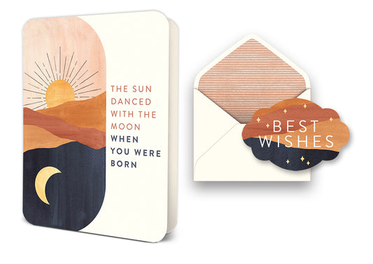 The Sun Danced With The Moon Greeting Card